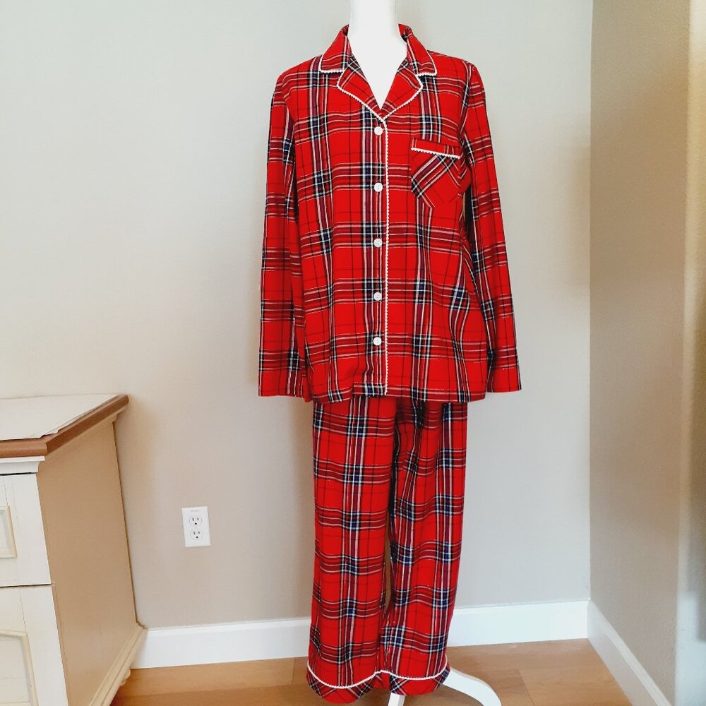 Victoria's Secret  Cotton  Plaid Pajama Set